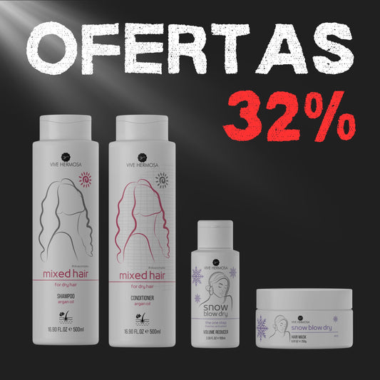 Kit de shampoo y acondicionador de macadamia, Snow Blow dry 3.38 onz y mascarilla snow.